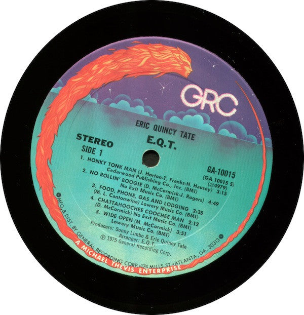 Eric Quincy Tate : E.Q.T. (LP, Album)