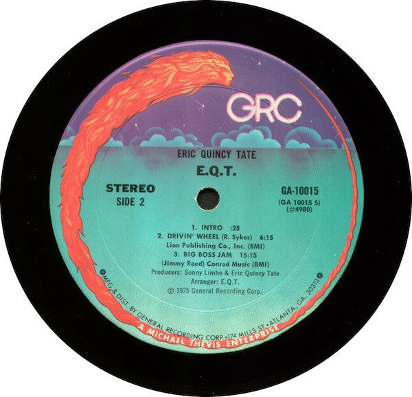 Eric Quincy Tate : E.Q.T. (LP, Album)