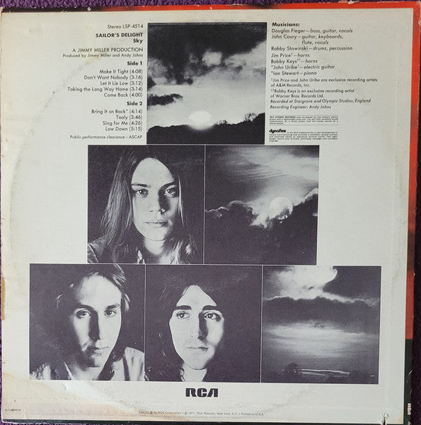 Sky (20) : Sailor's Delight (LP, Album)