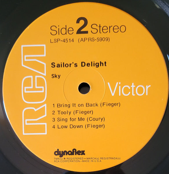 Sky (20) : Sailor's Delight (LP, Album)