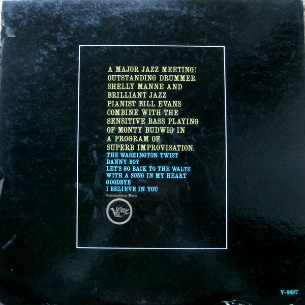 Shelly Manne / Bill Evans With Monty Budwig : Empathy (LP, Album, Mono, Gat)
