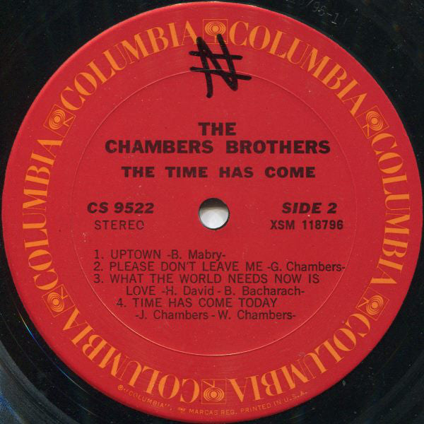 The Chambers Brothers : The Time Has Come (LP, Album, RP)