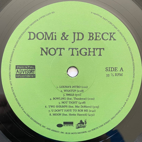 DOMi & JD Beck* : Not Tight (LP, Album, 180)