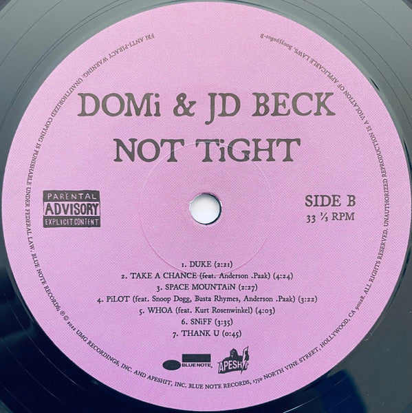DOMi & JD Beck* : Not Tight (LP, Album, 180)