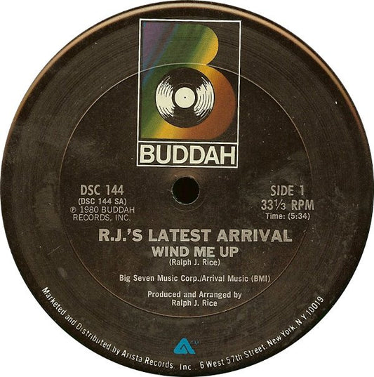 R.J.'s Latest Arrival : Wind Me Up (12", Ter)