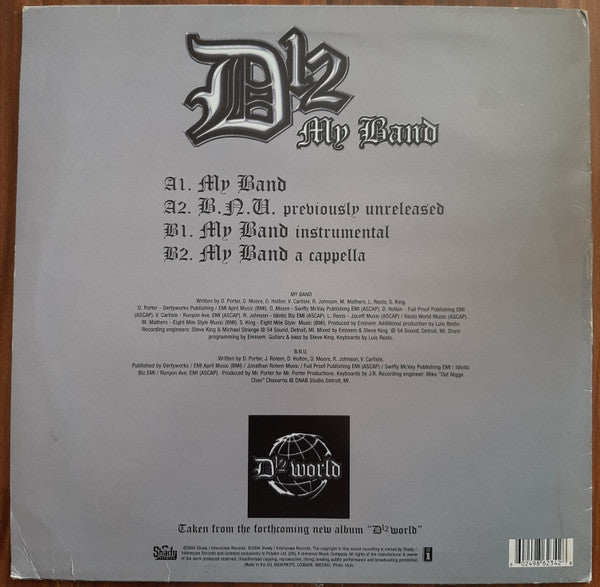 D12 : My Band (12", Single)