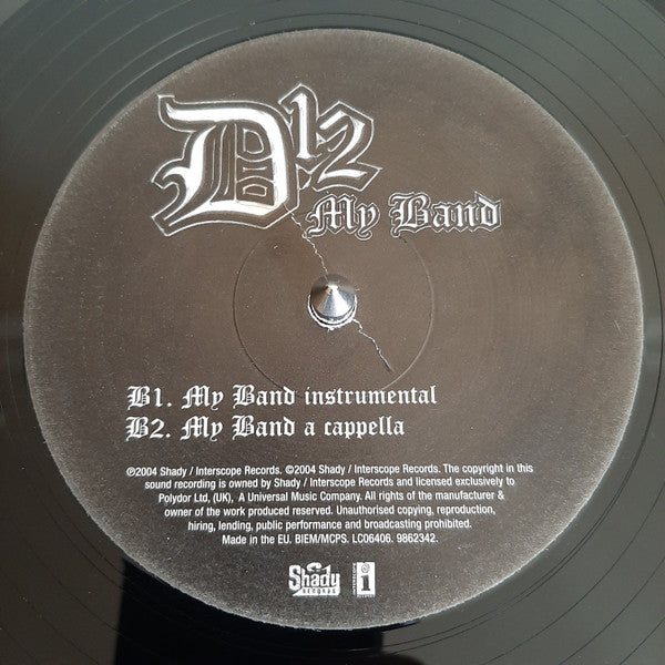 D12 : My Band (12", Single)