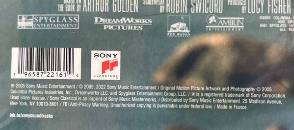 John Williams (4) : Memoirs Of A Geisha (Original Motion Picture Soundtrack) (2xLP, Album, RE, Pin)