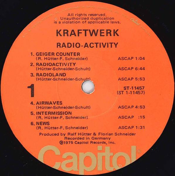 Kraftwerk : Radio-Activity (LP, Album, Win)