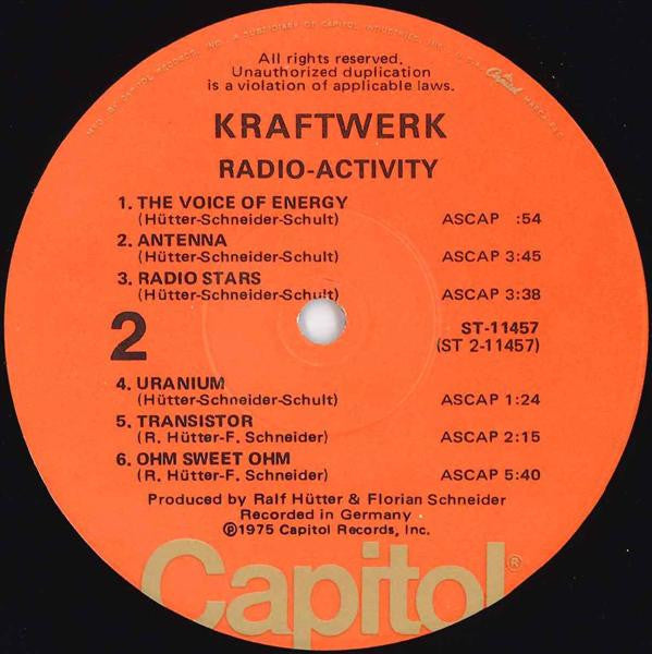 Kraftwerk : Radio-Activity (LP, Album, Win)