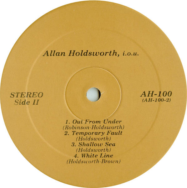 Allan Holdsworth : I.O.U. (LP, Album)