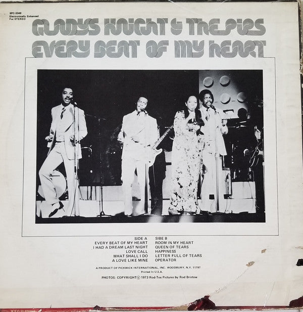 Gladys Knight & The Pips* : Every Beat Of My Heart (LP, Comp)