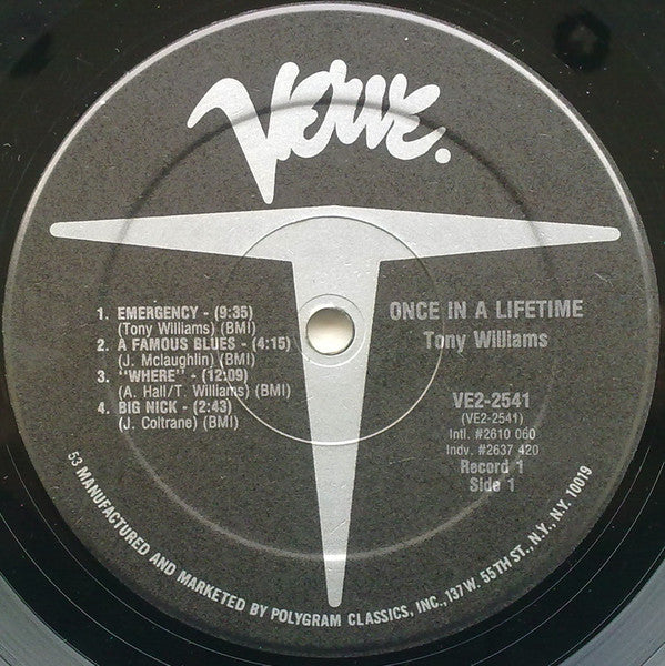 Tony Williams* : Once In A Lifetime (2xLP, Comp)