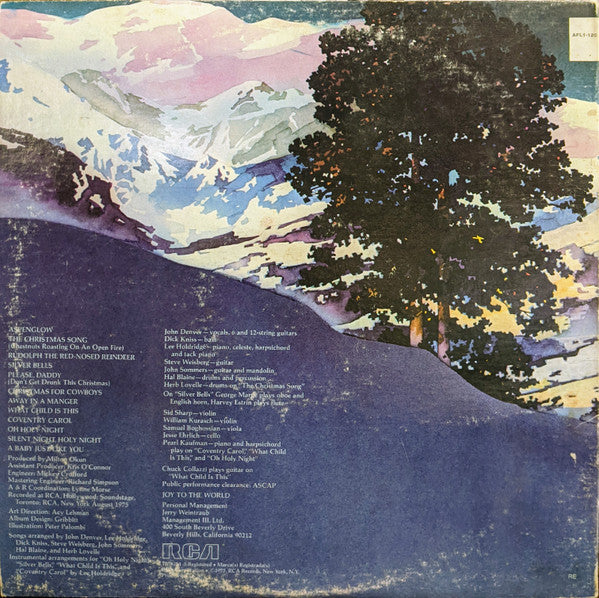 John Denver : Rocky Mountain Christmas (LP, Album, RE, Gat)