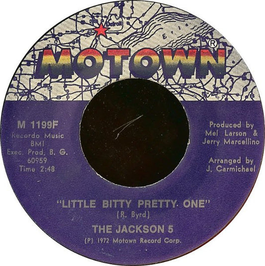 The Jackson 5 : Little Bitty Pretty One (7")