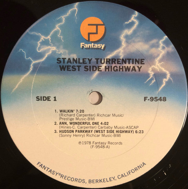 Stanley Turrentine : West Side Highway (LP, Album, Ter)