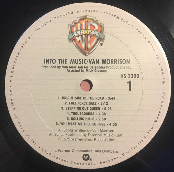 Van Morrison : Into The Music (LP, Album, Ter)