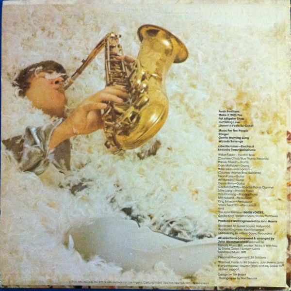 John Klemmer : Fresh Feathers (LP, Album)