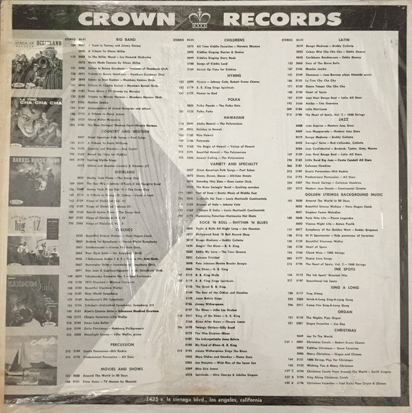 Chico Hamilton Featuring Paul Horn : The Great Chico Hamilton (LP, Comp, Mono)