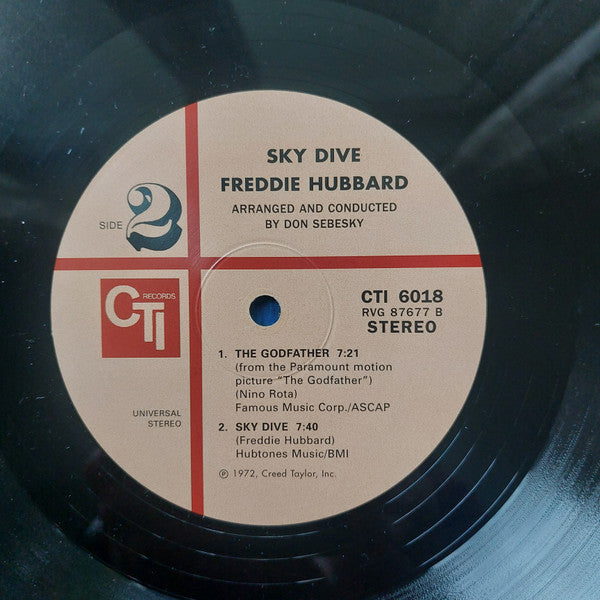 Freddie Hubbard : Sky Dive (LP, Album, RE)