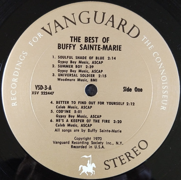 Buffy Sainte-Marie : The Best Of Buffy Sainte-Marie (2xLP, Comp, Pit)