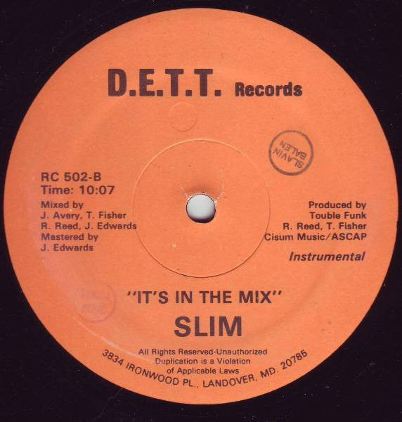 Slim (2) : It's In The Mix (12")