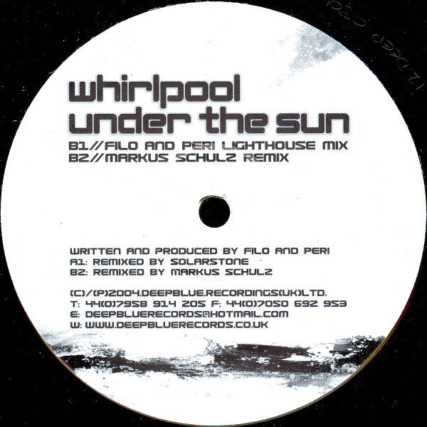Whirlpool (4) : Under The Sun (12")