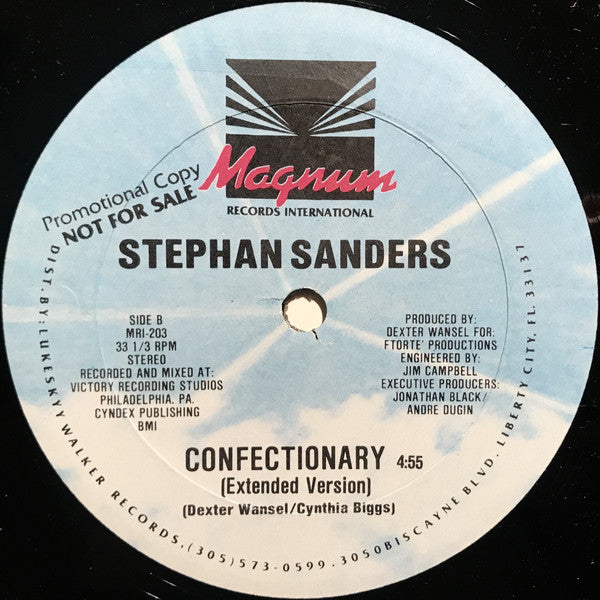 Stephan Sanders : All The Women In The World / Confectionary (12", Promo)