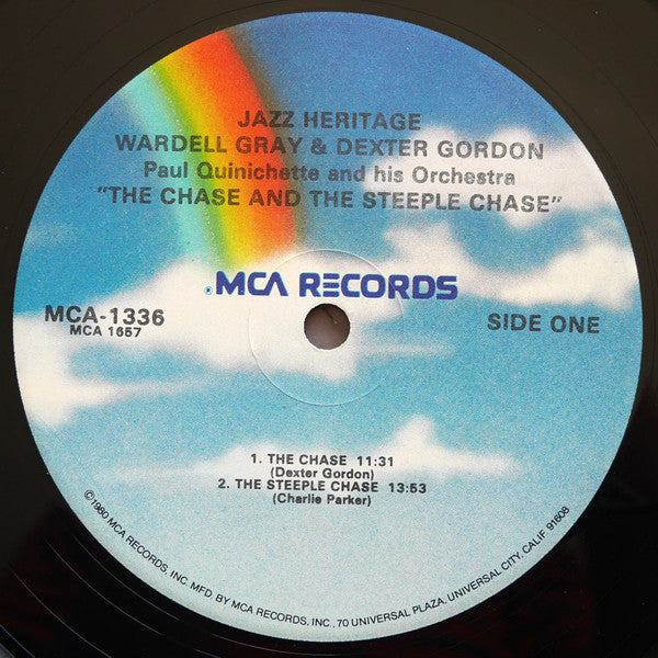 Wardell Gray / Dexter Gordon - Paul Quinichette And His Orchestra : The Chase And The Steeple Chase (LP, Comp)