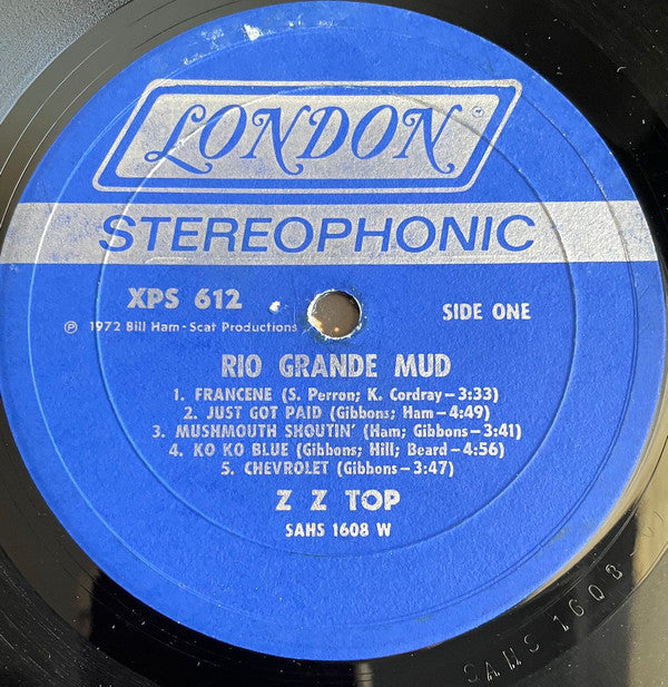ZZ Top : Rio Grande Mud (LP, Album, Wad)