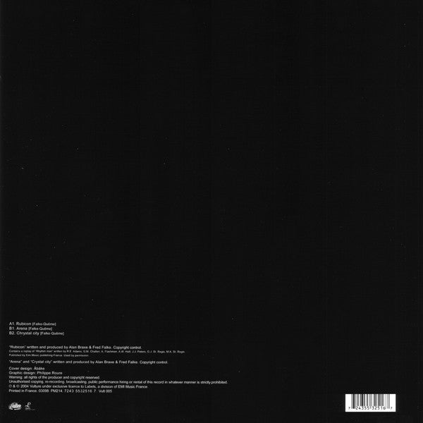 Alan Braxe & Fred Falke : Rubicon (12", Single)