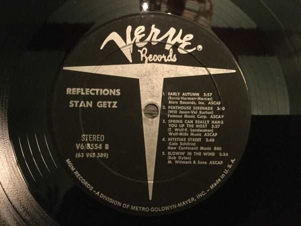 Stan Getz : Reflections (LP, Album)