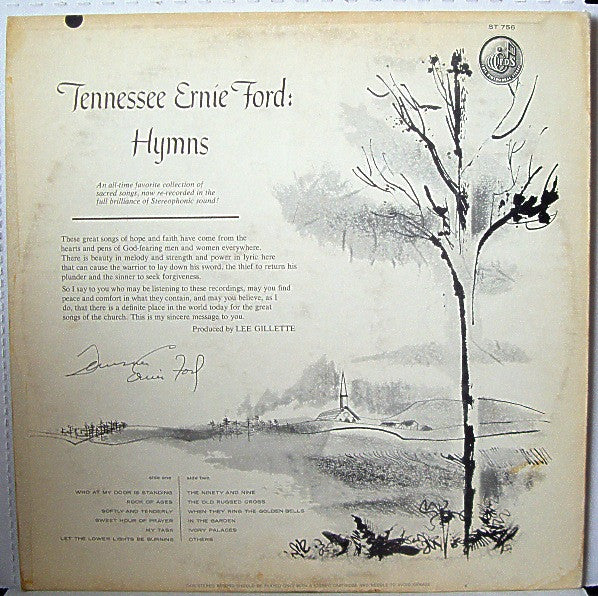 Tennessee Ernie Ford : Hymns (LP, Album, Los)