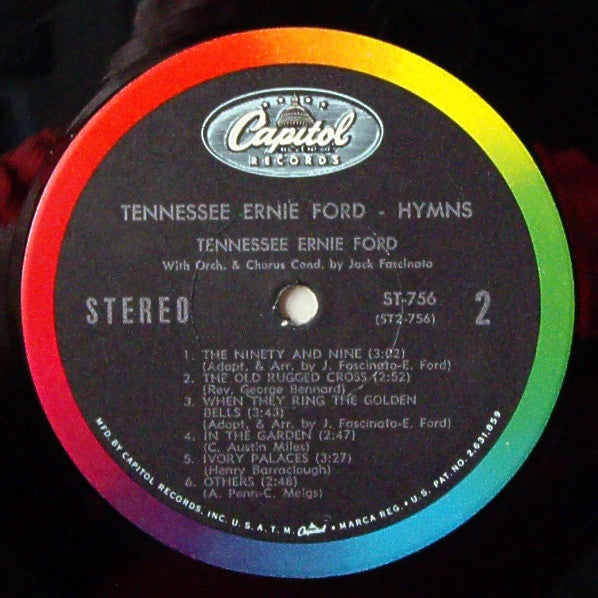 Tennessee Ernie Ford : Hymns (LP, Album, Los)
