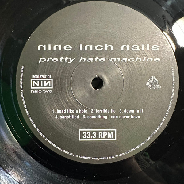 Nine Inch Nails : Pretty Hate Machine (LP, Album, RE)