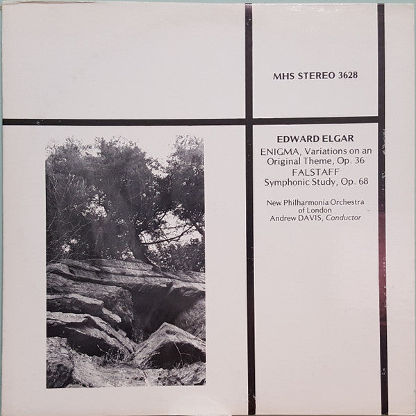 Sir Edward Elgar : Enigma, Variations On An Original Theme, Op. 36 / Falstaff, Symphonic Study, Op. 68 (LP, RE)