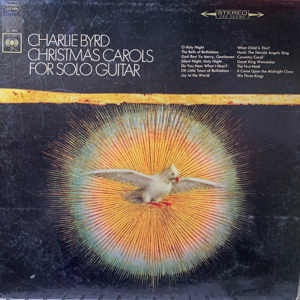 Charlie Byrd : Christmas Carols For Solo Guitar (LP, Album, San)