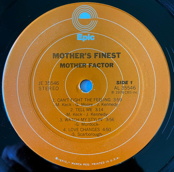 Mother's Finest : Mother Factor (LP, Album, Ter)