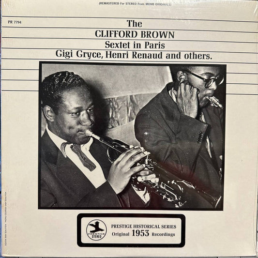 The Clifford Brown Sextet* : The Clifford Brown Sextet In Paris (LP, Comp)