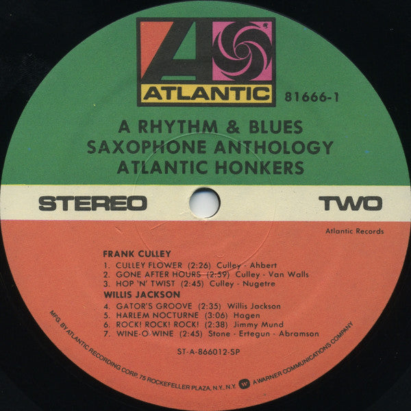 Various : Atlantic Honkers (A Rhythm & Blues Saxophone Anthology) (2xLP, Comp, Gat)