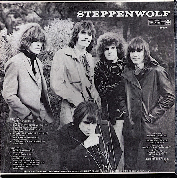 Steppenwolf : Steppenwolf (LP, Album, Mono)