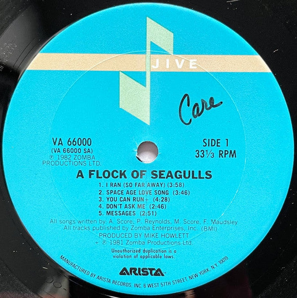 A Flock Of Seagulls : A Flock Of Seagulls (LP, Album, Ter)