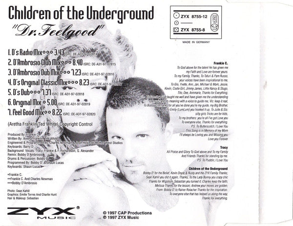 Children Of The Underground : Dr. Feelgood (CD, Maxi)