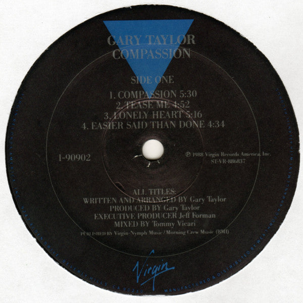 Gary Taylor : Compassion (LP, Album)
