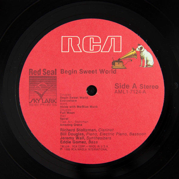 Richard Stoltzman - Bill Douglas - Jeremy Wall - Eddie Gomez : Begin Sweet World (LP, Album)