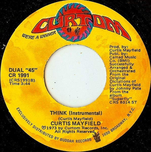 Curtis Mayfield : If I Were Only A Child Again (7")