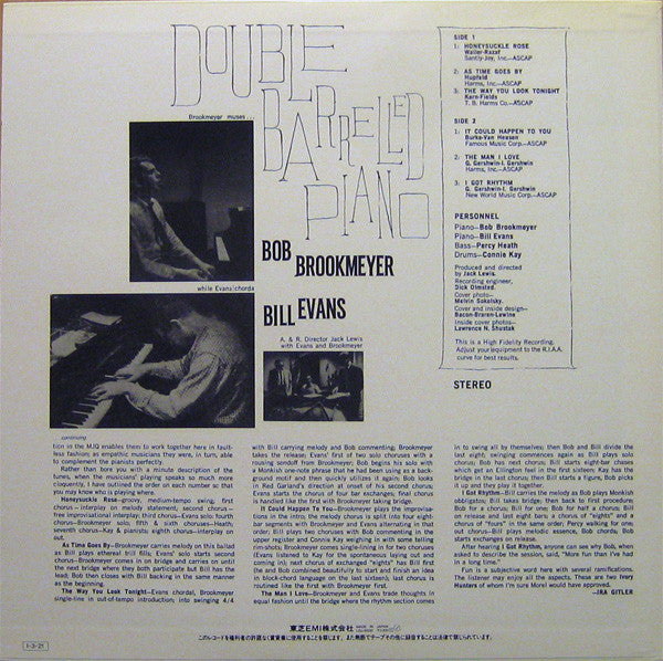 Bob Brookmeyer & Bill Evans : The Ivory Hunters (LP, Album, RE)