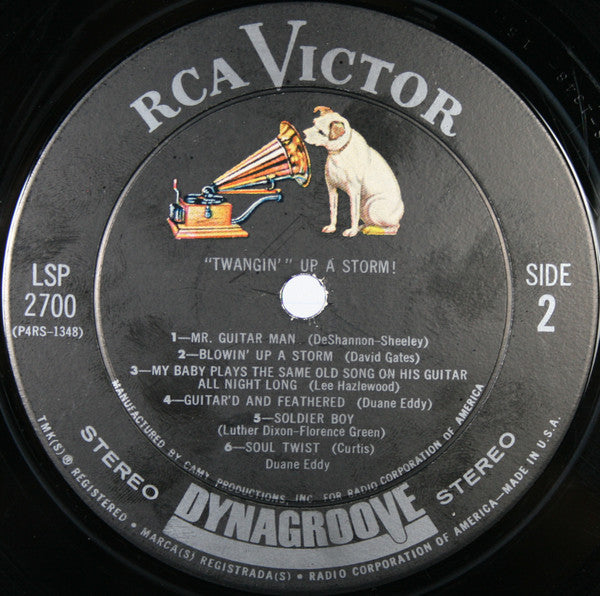 Duane Eddy, Duane Eddy And The Rebels Featuring The Rebelettes : "Twangin'" Up A Storm! (LP, Album)