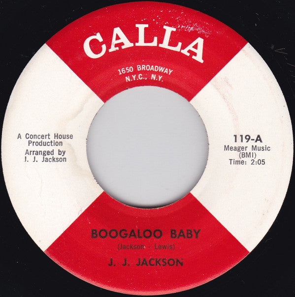 J. J. Jackson* : Boogaloo Baby / But It's Alright (7", Single)