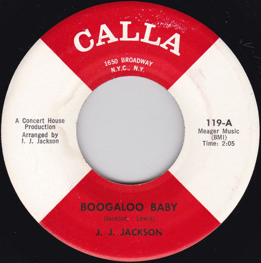 J. J. Jackson* : Boogaloo Baby / But It's Alright (7", Single)
